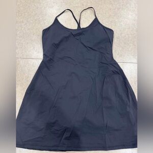 Black workout Dress with built in shorts